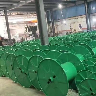 500mm 630mm Cable Bobbin Iron Punching Steel Bobbin cho 70 Extruder Line